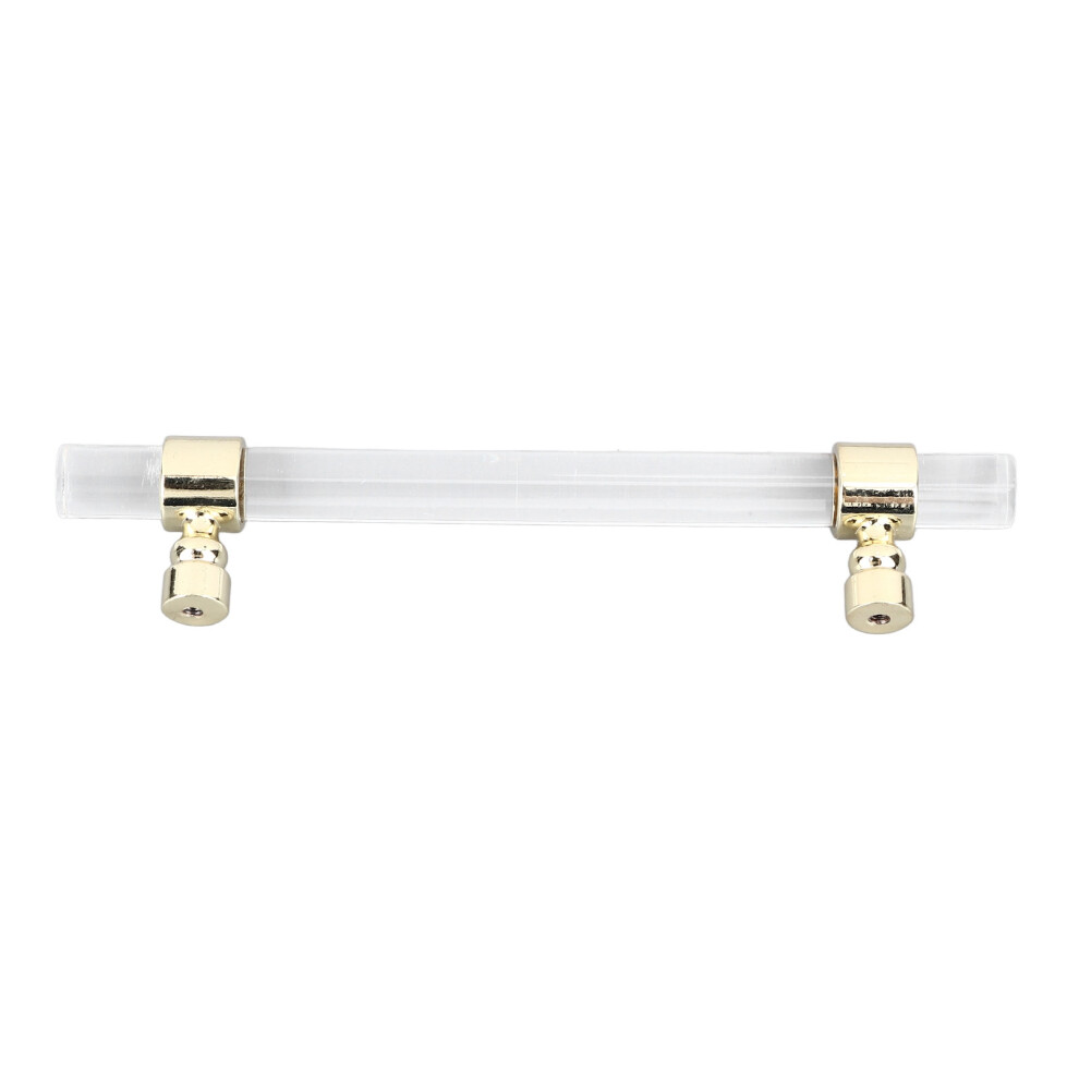 Crystal Acrylic Handle Gold 96Mm Hole Drawer Pull For Cabinets 4631375699948