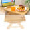 Foldable Couch Sofa Table, 360 Rotating Bracket for Mobile Devices, Double Slot Design Ensures Stability and Accessibility, Anti-Slip Sofa Table 5