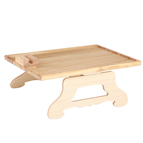Foldable Couch Sofa Table, 360 Rotating Bracket for Mobile Devices, Double Slot Design Ensures Stability and Accessibility, Anti-Slip Sofa Table 2