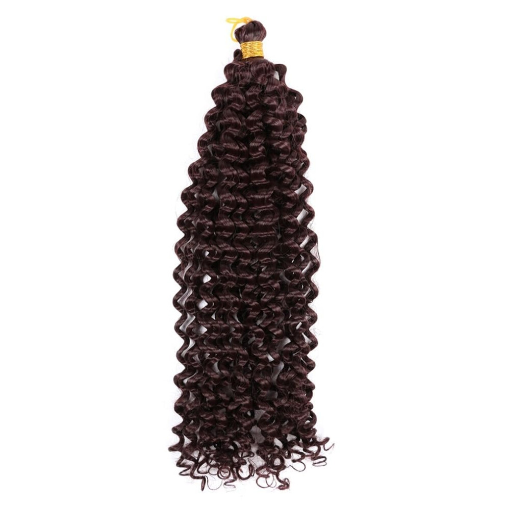 Unisex 14Inch 100G Water Curl Wave Hair Afro Curls Kinky Twist African Curls Crochet Braid Synthetic Braiding Hair Extensions