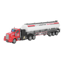 Rechargeable RC Fuel Oil Truck Toy with Detachable Trailer for Kids