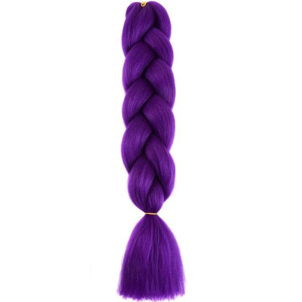 Jumbo Braid Synthetic Braiding Hair Ombre 24 Inches 1Pcs/Lot For Women DIY Hair Braids Pink Purple Yellow