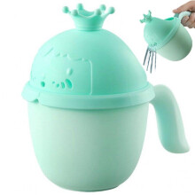 Baby Shampoo Cup Eye Rinse Cup For Infants, Infant Bath Accessory With EasyGrip Handle, Green