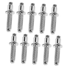 Trekking Pole Replacement Tips Carbon Steel, 10 Pack, Durable Hiking Pole Tips for Trekking Poles and Sticks