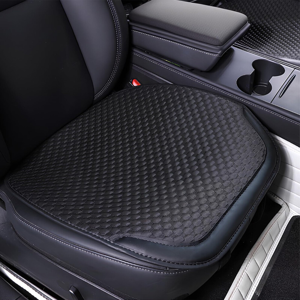 2 Pcs Car Seat Cushion For Opel Corsa C 20022006, Breathable Nonslip Front Seat Pad, Black 9199774576406