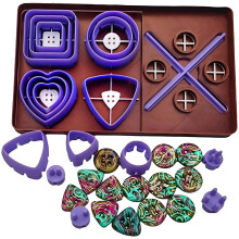 Button Maker Kit with Multiple Sizes for DIY Fabric Covered Clothing Crafts, Precision Alignment