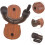 Violin Wall Mount Hanger with Protective Coating, SpaceSaving ScratchResistant Hook for Home Studio 2