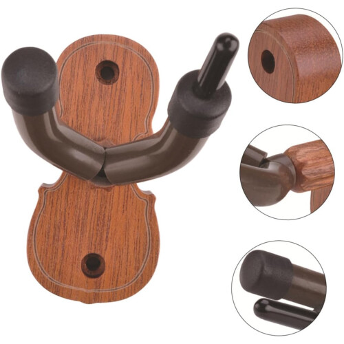 Violin Wall Mount Hanger with Protective Coating, SpaceSaving ScratchResistant Hook for Home Studio 1