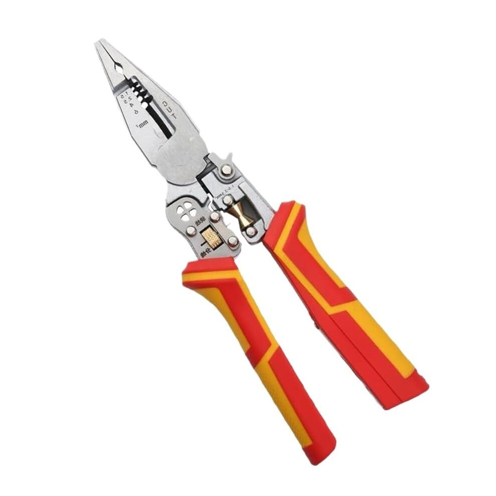 Wire Stripper 9In1 Tool Multifunctional Electrician Pliers Crimper Cable Cutter Nippers For Cutting And Pulling Wires 9347817625448