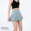 Faltenrock S Hellblau Polyester, atmungsaktiv 4