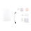 Kit de lámpara LED magnetoeléctrica, ABS, 1 pila AA 9