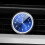 Blue Luminous Car Dashboard Clock, Elegant Interior Upgrade, Easy Install, Wear Resistant 3