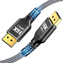 16K 2.1 Video Audio Kabel 8K@120Hz 4K@240Hz 80Gbps HDR Kabel voor Laptop TV Projector Gaming Monitor
