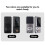 TTlock Auto  Deadbolt Lock Afstandsbediening Vingerafdruk Digitale Code Elektronisch Deadbolt Lock met Deursensor Zwart 4