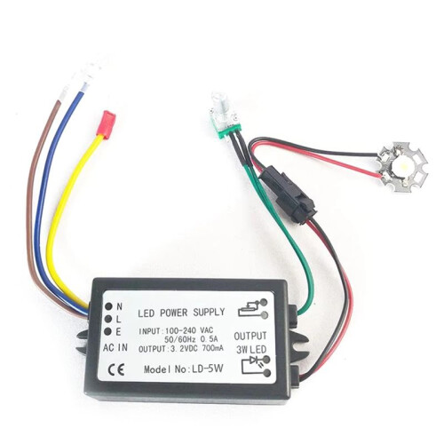 Source D'Alimentation pour Microscope, Lampes LED Intégrées, Alimentation à Intensité Variable, Outils de Mesure et de Test, 5 W