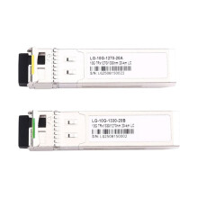 Módulo de Fibra Óptica LC SFP+ 10G, 1270/1330 Nm, Monomodo, 20 , para Conmutador HORACO