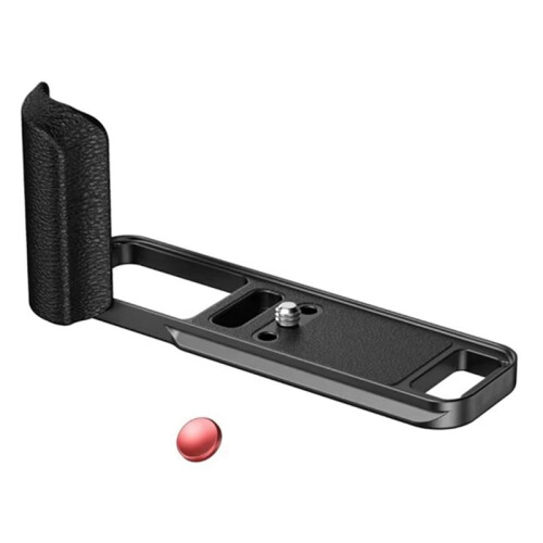 For X-E5 L-Shaped Mount Plate with Silicone Handle for  X-E5 Camera with Shutter Release Button A