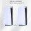 PS5 Disc Edition Console White Cover Plates Replacement Side Panels for  5 Console Accessories 5