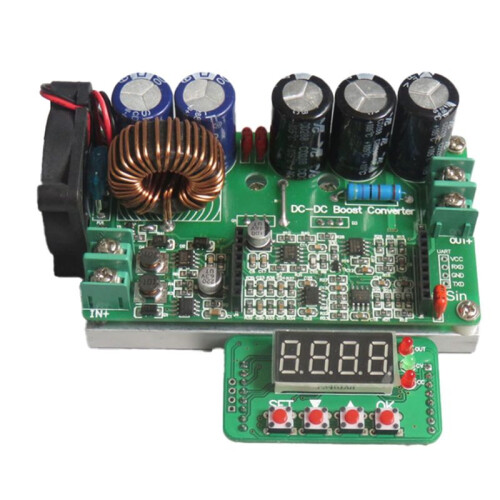Digital Control Power Supply 6V-60V Boost to 60-90v 600W Adjustable Step   Converters Regulated Ammeter