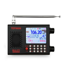 TEF6686 Radio High Sensitivity Full Band FM/LW/MW/SW/OIRT Full-Band Radio Shortwave 2.8-Inch Touchscreen