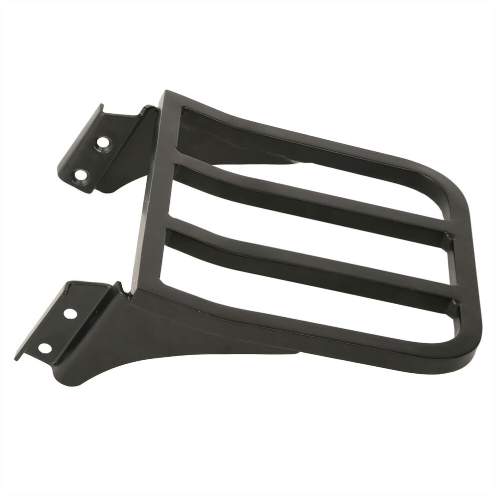 Motorcycle Sissy Bar Backrest With Luggage Rack For Harley Sportster Softail Dyna Black 9382693394903