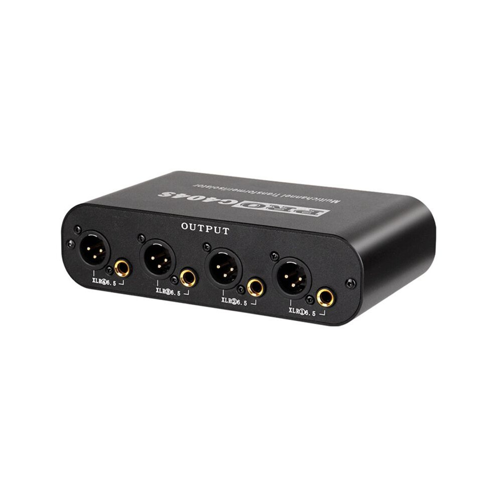 4-Channel Audio Isolator Audio Noise Reduction Filter 6.35 6.5 Xlr 4 In 8 Out Multi-Channel Audio Isolator 6033435416409
