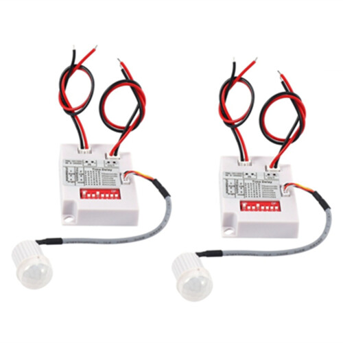 12V 24V PIR Motion Sensor  IR Infrared Human Induction  Delay Relay  Corridor LED Light Timer