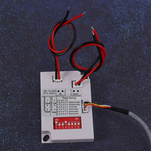 12V 24V PIR Motion Sensor  IR Infrared Human Induction  Delay Relay  Corridor LED Light Timer 1