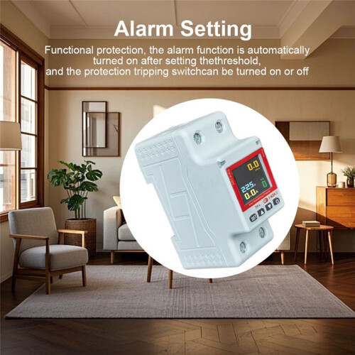 Tuya WiFi   Meter Power Protector Circuit Breaker over/Undervoltage Leakage Protection Automatic Recloser 1