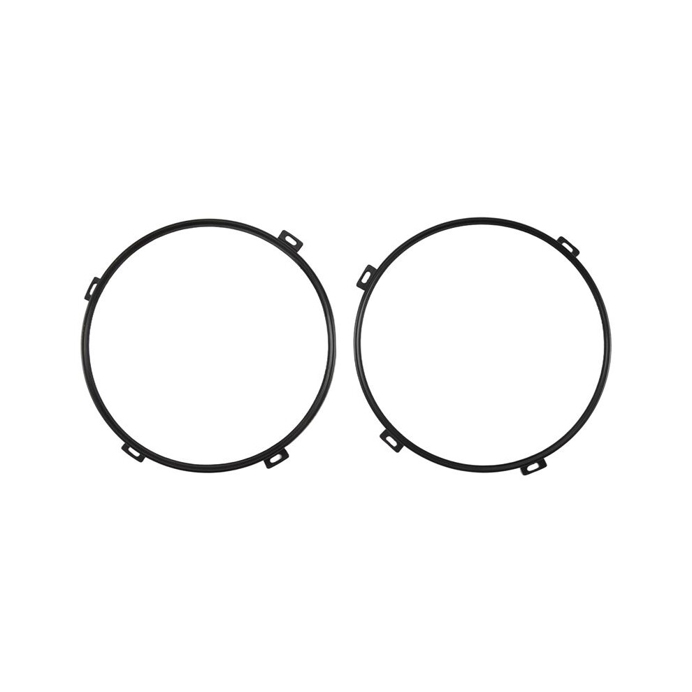 2Pcs For Jk Tj 07-17 7-Inch Led Headlight Round Ring Mounting Bracket For Headlight Mounting Lamp Holders Black 6032472365190