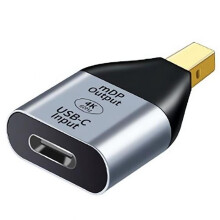-Adapter USB-C Typ C Hane Till DP-Sink HDTV 4K 60hz 1080p för Surfplatta/Telefon