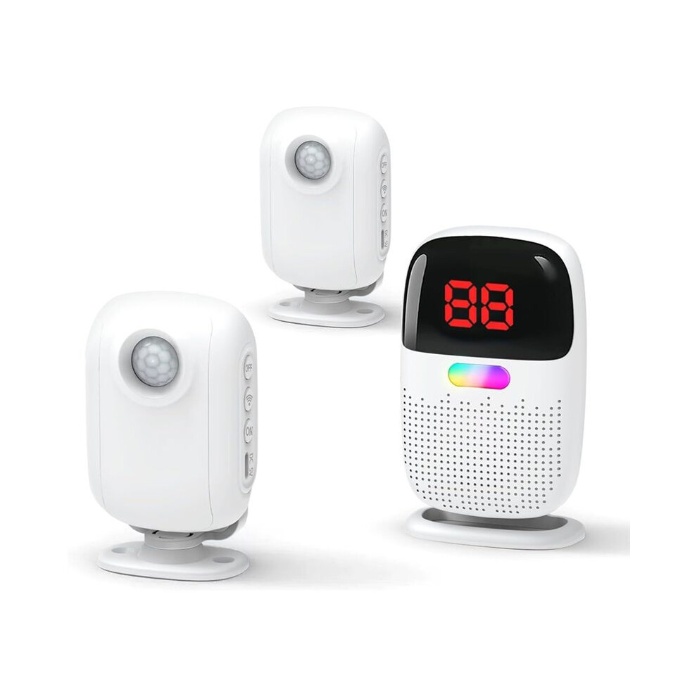 Istovo Bed Alarms For Elderly Dementia Patients-Digital Sensor Id Display & Clip- Caregiver Pager,No Month Fee,Motion Sensors