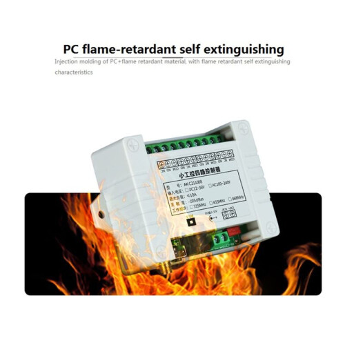 Wireless Remote Control , 4-Channel Industrial Transmitter, 12V-36V High-Power Remote for Equipment & Lamp Control 2
