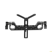 Camera Shoulder Mount Double Hand Grip Adjustable Lens Support for DSLR Camera Camcorder Support Accessories
