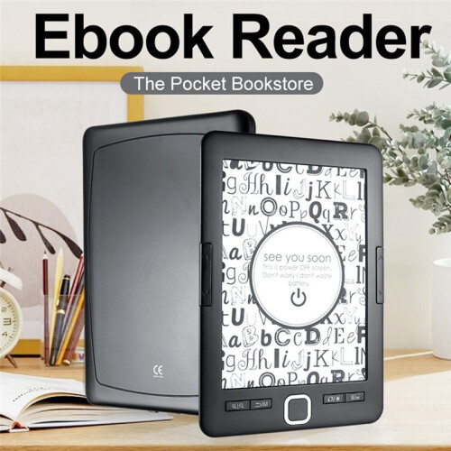Portable 6 Inch Ebook Reader Ink Screen Electric Reader 8GB Memory Digital Electric Book Reader for Home Commuting 1