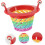 Wide Rim Kitchen Sink Strainer, Durable Plastic Drain Basket, Prevent Clogs, Easy Waste Separation 5