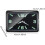 Car Dashboard Clock with Luminous Night Display, Mini Quartz Analog, Easy Adhesive Mount, Black 2