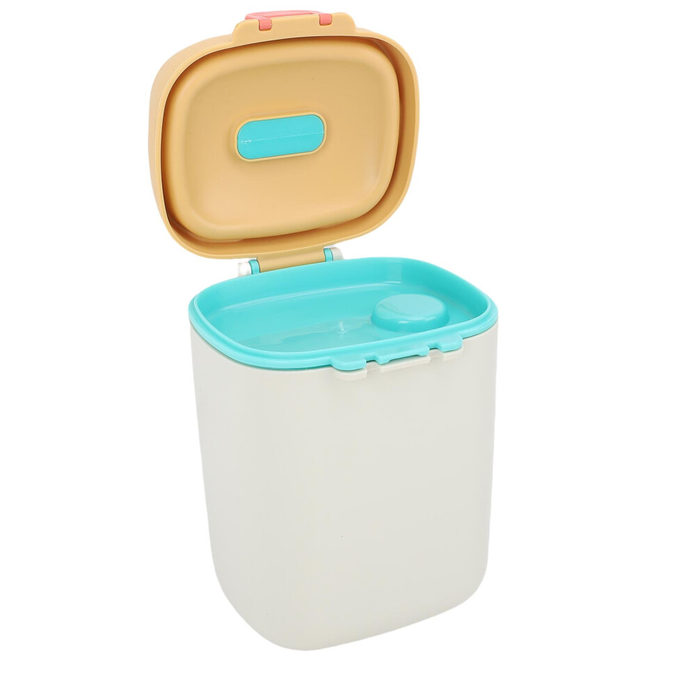 Baby Milk Powder Dispenser Container, Portable, 19.5x11cm, Yellow