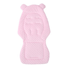 Baby Stroller Cushion Insert Reversible Mat Breathable Cotton Liner Extra Support For Car Seat Pushchair Pink