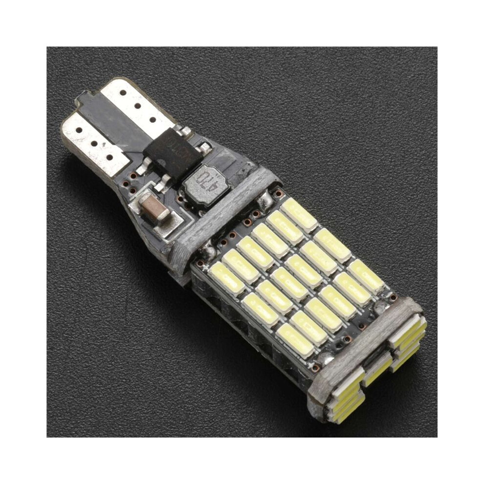 20Pcs T15 W16w Led Backup Bulb 920 921 912 Error Free 4014 45Smd Highlighting Brake Bulb Dc12v Light 6034050002145