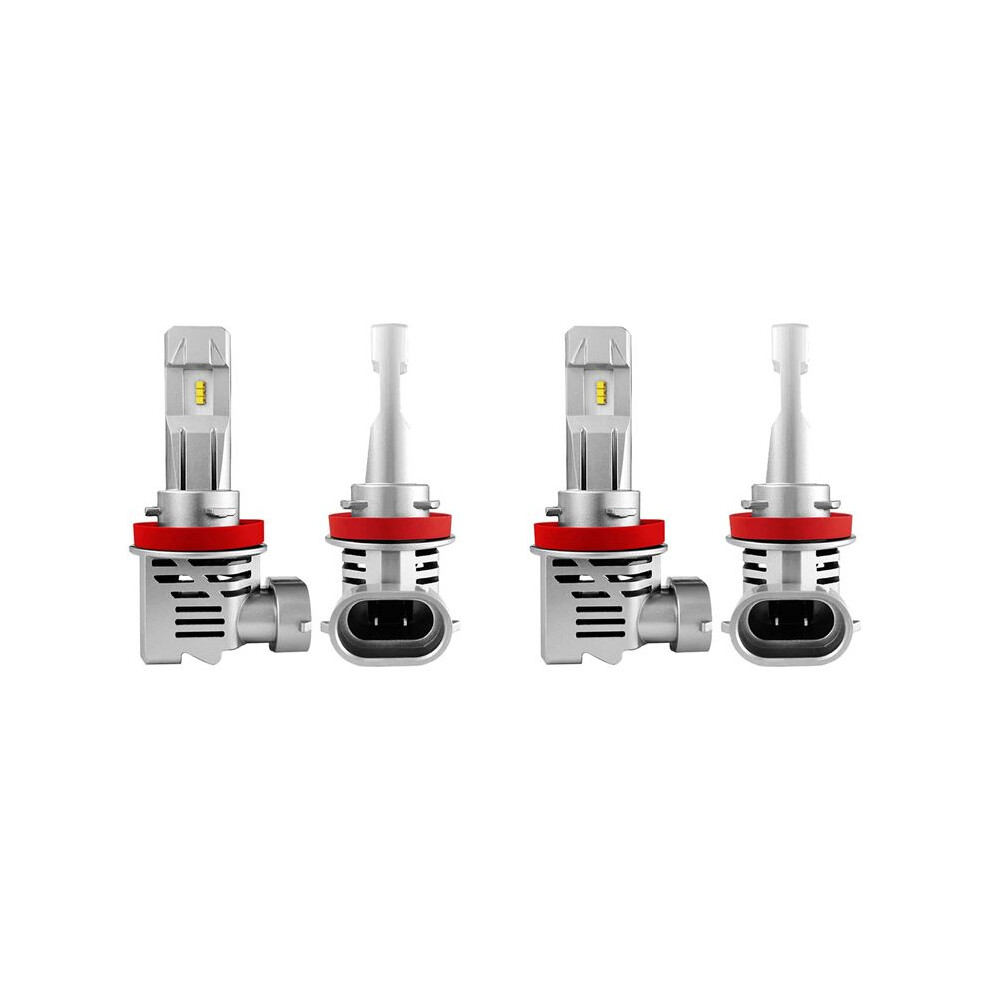 H11 H8 H9 H16 Led Headlight Bulbs 12000Lm Per Set 6500K Cool Wireless Headlight Led Bulb Pack Of 4 White 6031475296449