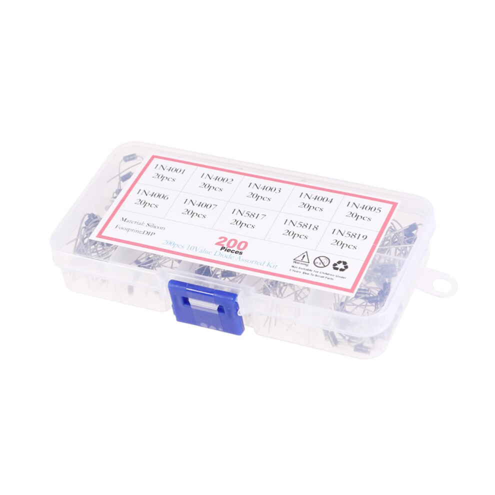 200Pcs Diode Kit Speed Switching Led And Signal Diodes For Electronics Projects 9199774089777