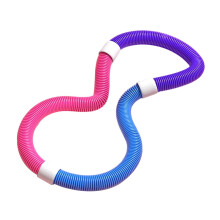 Weighted Hula Hoop for Exercise Adjustable Fitness Hoop with Smooth Rotation and Foldable Design