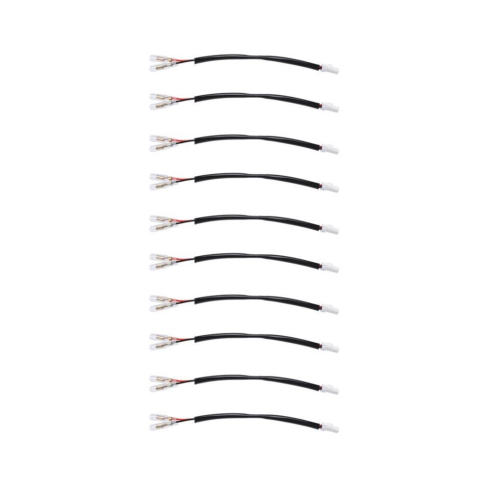 10Pcs Motorcycle Turn Signal Wiring Harness Connector Turn Signal Plug Adapter For 6032983500028