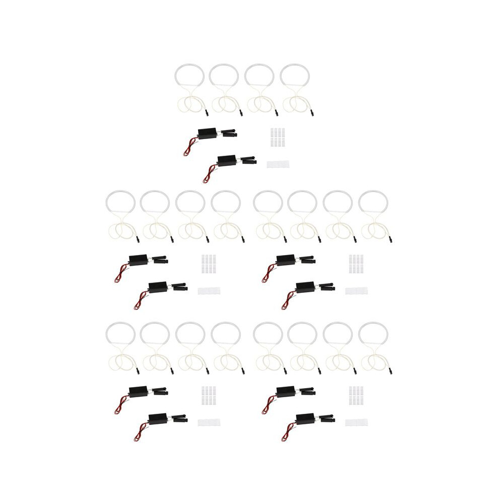 20Pcs Head Ccfl Led Angel Eyes Kit Halo Ring Drl Turn Signal Ccfl Head Lamp For- E36 E46 E39 White/Light 6032593275590