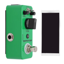 Tragbares Overdrive-Pedal für Gitarrenzubehör: Warmer, natürlicher Röhrensound, Boost-Effekte, True Bypass, analoger Signalweg, robustes,