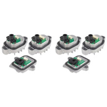 6PCS LED Module Angel Eye Yellow Light Source 63117419615 63117419610 for F30 F31 F35 LCI 2014-2019 DRL Module