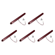 5Pcs Red 15 Inch 11 Led Light Bar Stop Turn Tail 3Rd Brake Light Truck Trailer Identification Id Bar Waterproof