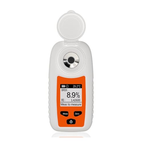 Digital Sugar Meter Refractometer for Measuring Fruit Juice and Beverage Concentration 0-35% Accurate Testing Tool