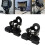 Universal LED Light Bar Mounting Brackets, Adjustable Hood Pillar Mounts, Led Work Light Mount Bracket Clamp Holder 6PCS 4